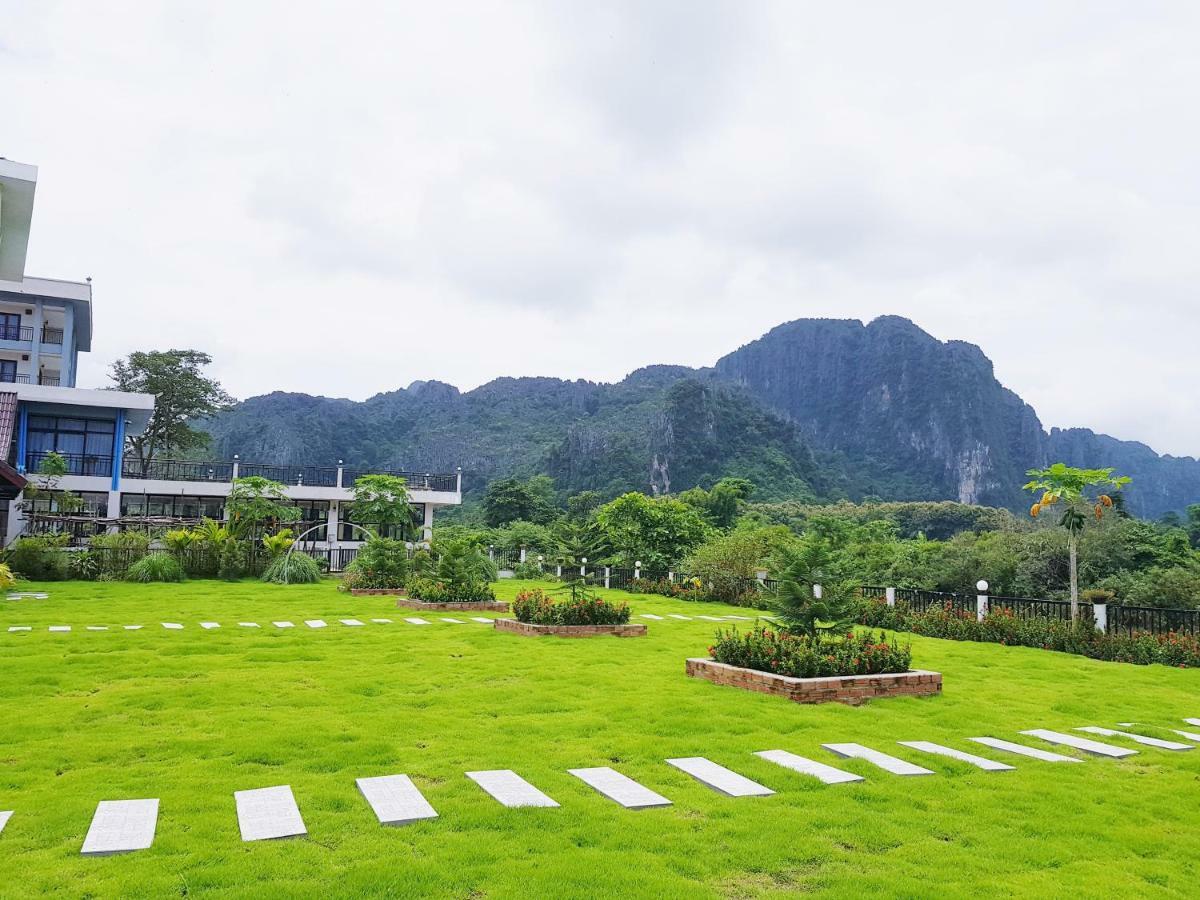 Simon Riverside Hotel Vang Vieng Extérieur photo
