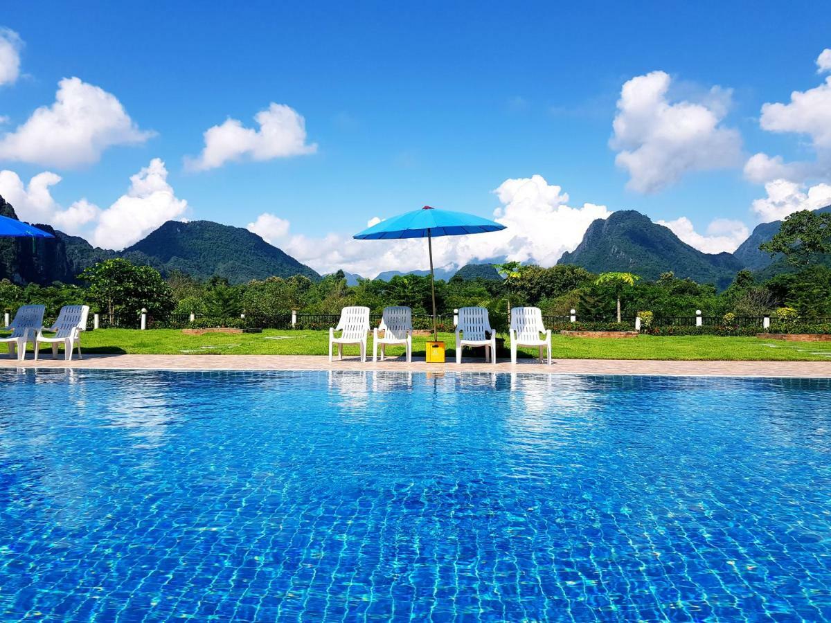 Simon Riverside Hotel Vang Vieng Extérieur photo